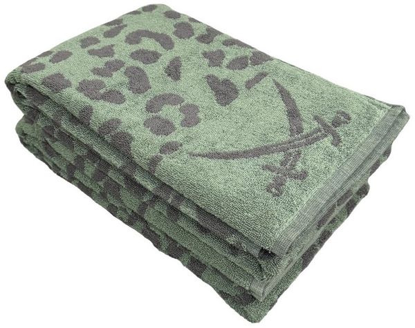 Sansibar Sylt Duschtücher 2 teiliges Duschtuch Set LEO mit modernem Design, 90x160 cm, (Spar-Set, 2-St), 100% Baumwolle, langlebig, saugstark, leicht gezwirnt