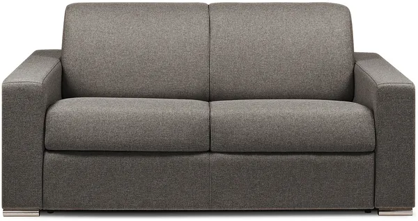 Vente-unique - CALITO Sofa Stoff Grau - B 223 cm94 cm x H 85 cm x L 174 cm
