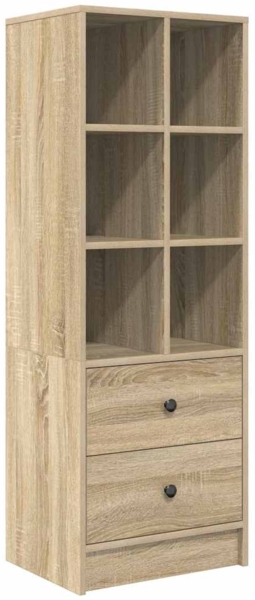 vidaXL Schreibtisch mit Stauraum 2 pcs Sonoma-Eiche Holzwerkstoff 3337315 Bild 5