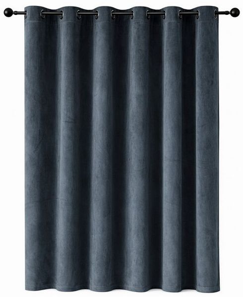 Stoffschmiede Gardine, Velour, Verdunkler, Öse, verdunkelnd