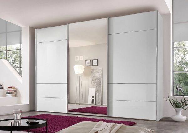 STAUD Schwebetürenschrank Sonate Lucca mit Spiegel, Made in Germany Mit vier verschiedenen Ausstattungsvarianten