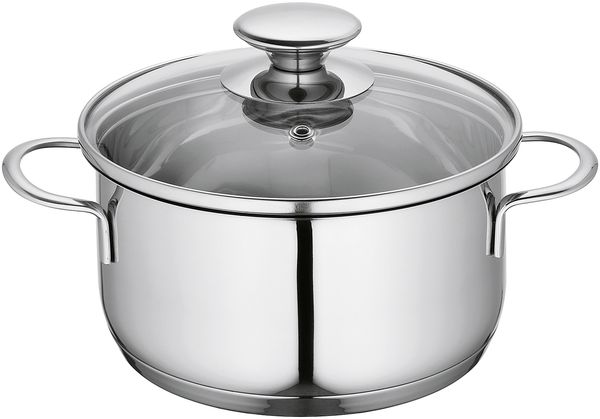 Küchenprofi 'Mini' Kochtopf, 1,25 Liter, Edelstahl silber, Ø 16 cm