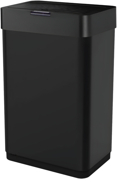 Five Stars® Mülleimer mit Sensor, Edelstahl Schwarz, 60 L, 70x41x27cm