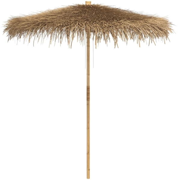 vidaXL Tiki-Schirm mit Bananenblatt-Dach 240 cm Bambus 4108224