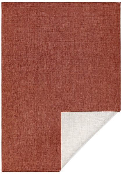 In- & Outdoor Wendeteppich Uni Miami Terra Creme - 80x350x0,5cm