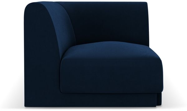 Micadoni Modul Ecke Miley Samtstoff Bluvel Königsblau