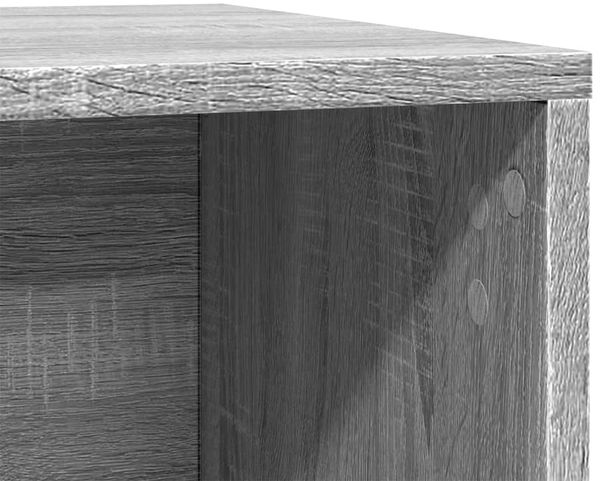 vidaXL Katzenklo Grau Sonoma 60x40x40 cm Holzwerkstoff 857729 Bild 9