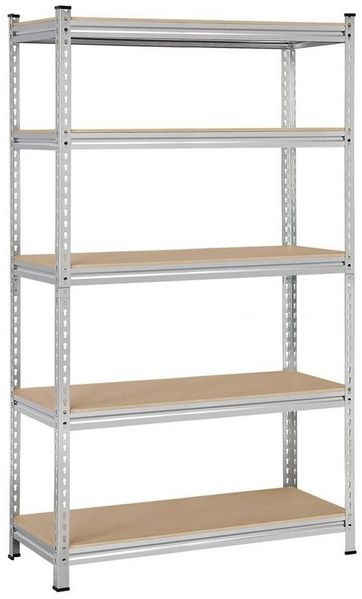 Yaheetech Standregal 75 x 30 x 153cm/90 x 30 x 180cm, Lagerregal Schwerlastregal Kellerregal mit verstellbaren MDF-Böden