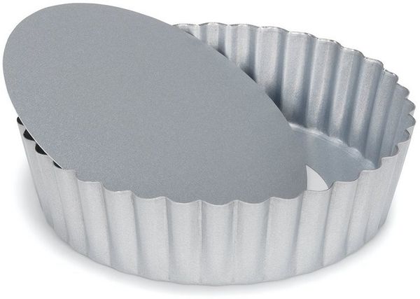 Patisse Patisse hohe Quicheform mit abnehmbarem Boden 25cm Silver-top P03555