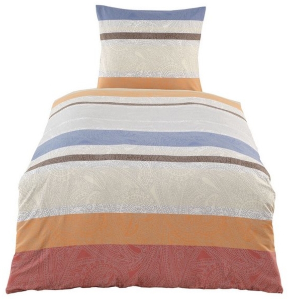 TRAUMSCHLAF Bettwäsche Sevilla, Flanell, 2 teilig, flauschig weiches, florales Design Bild 4