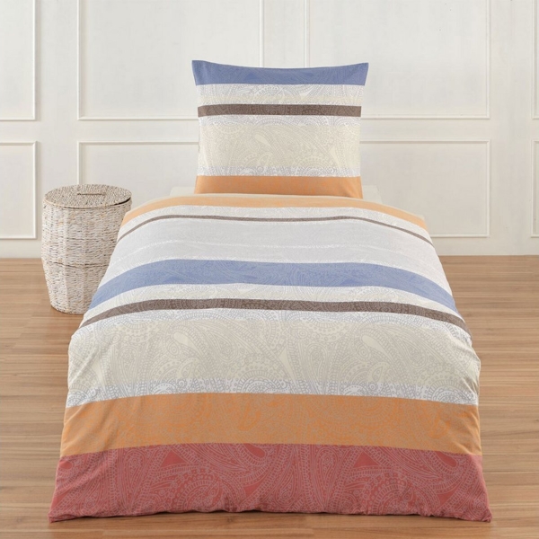 TRAUMSCHLAF Bettwäsche Sevilla, Flanell, 2 teilig, flauschig weiches, florales Design Bild 5