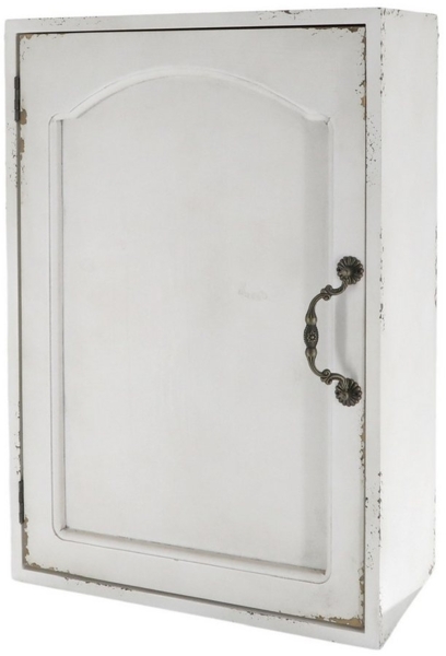Chic Antique - Wandschrank Hängeschrank mit Türe 50x35cm Holz Weiß 41078519