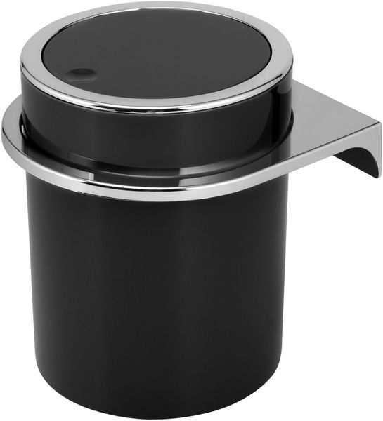 Kosmetikeimer SAVONA inkl. Wandhalterung, mit Schwingdeckel, Badeimer, Kunststoff, 5,5 Liter