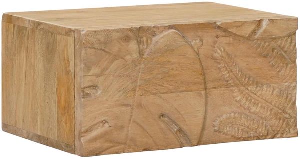 vidaXL Handgefertigter Nachttisch Teakbraun 40 x 30 x 20 cm 42020119