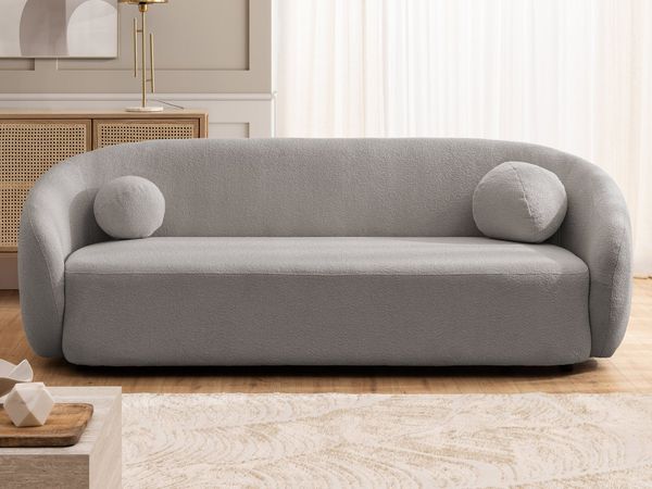 S-Style Möbel 3-Sitzer Sofa Roundi Bouclé Luxus & Moderne Kollektion