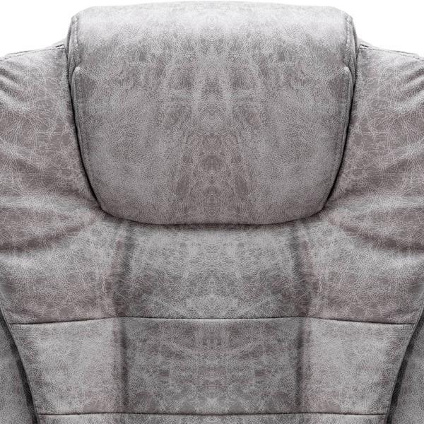 vidaXL Bürostuhl Hellgrau Wildleder-Optik 20575 Bild 7