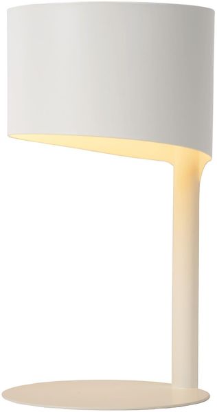 LUCIDE KNULLE - Tischlampe - Ø 15 cm - 1xE14 - Weiß