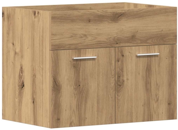 vidaXL Waschbeckenunterschrank Artisan-Eiche 60x38,5x46 cm 862024