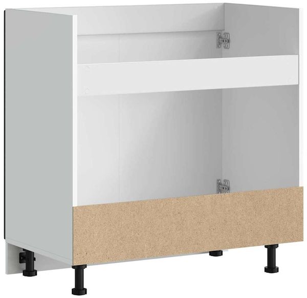 vidaXL Spülenunterschrank Porto Schwarz 80x46x81,5 cm Holzwerkstoff 853928 Bild 7