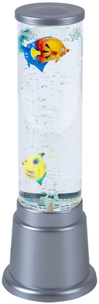 RGB LED Wassersäule mit Deko-Fischen, Farbwechsler