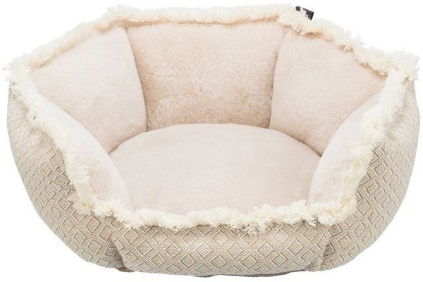 TRIXIE Hundebett Bett Boho - beige - 50 × 50 cm