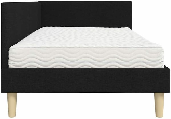 vidaXL Eckbettgestell mit Matratze Sonstiges 2 pcs Grün Stoff 3393751 Bild 8