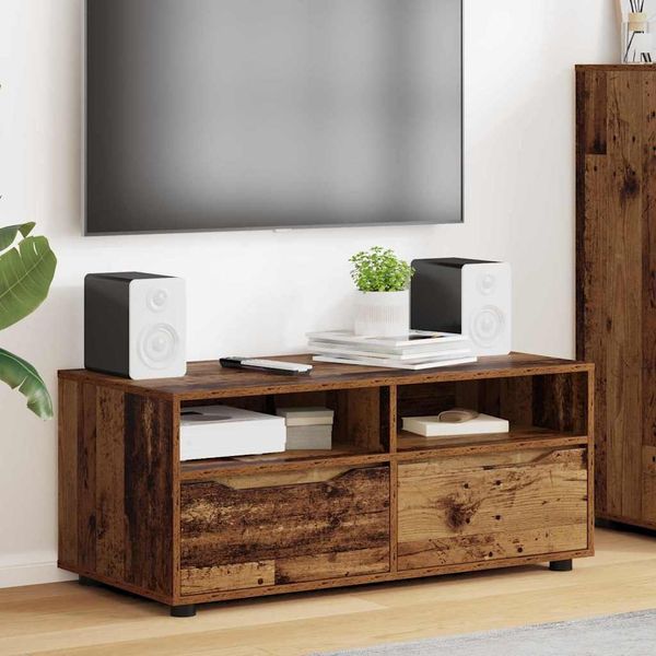 vidaXL TV-Schränk Altholz 100 x 48 x 43 cm Holzwerkstoff 888935