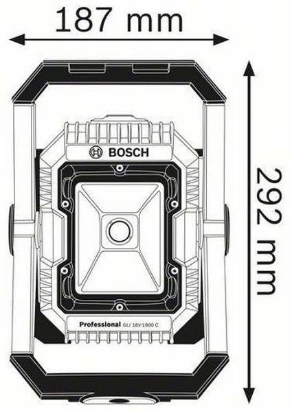 Bosch GLI 18V-2200C Akku-Lampe