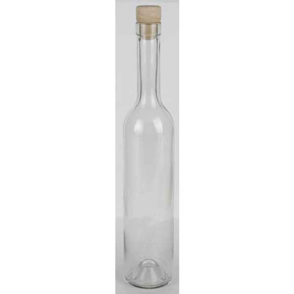 Omega Flasche Primavera 500 ml mit Korken 6,3x33,4 cm