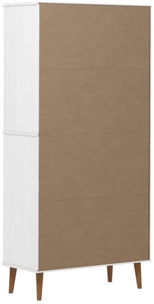 vidaXL Bücherregal MOLDE Weiß 85x35x170,5 cm Massivholz Kiefer 350541 Bild 7