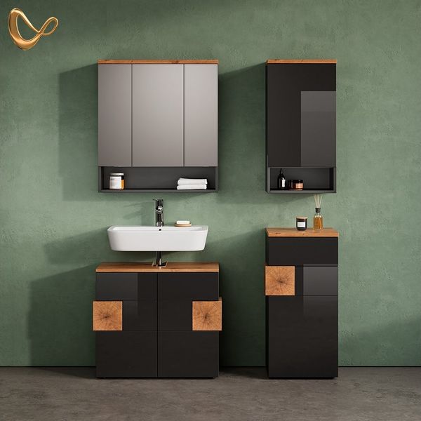 Livinity® Hängeschrank Tanaro, Anthrazit/Anthrazit, 40 x 77.5 cm (1-St)