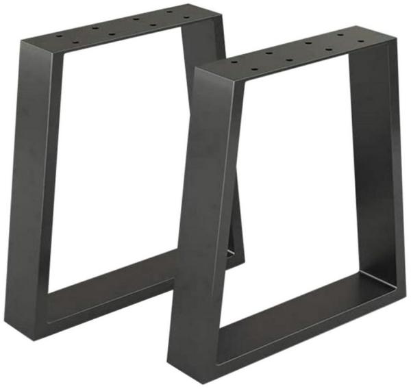 Tischgestell Marstal 42x40cm Schwarz [en. casa]