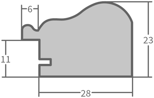 WANDStyle Wandspiegel H390 aus Massivholz in Schwarz 56 x 106 cm im Stil Landhaus Bild 7