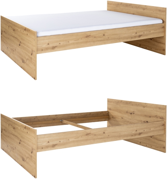 Arthur Berndt Jugendzimmer-Set »Alessio« 3-teilig, Liegefläche 140x200 cm, Anthrazit, Artisan Oak Bild 7