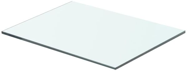 vidaXL Regalboden Glas Transparent 40 cm x 25 cm 243815