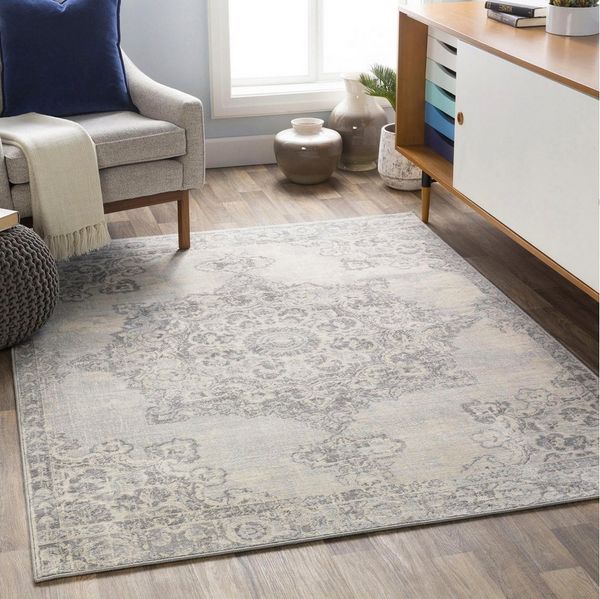Surya LOLA Teppich Grau 160 cm 220 cm 160x220 cm