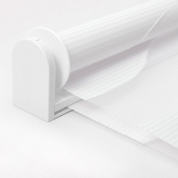 Doppelrollo Duo Rollo Klemmfix ohne Bohren für Fenster Rollos Jalousie Faltrollo, Sekey, freihängend, Klemmträger
