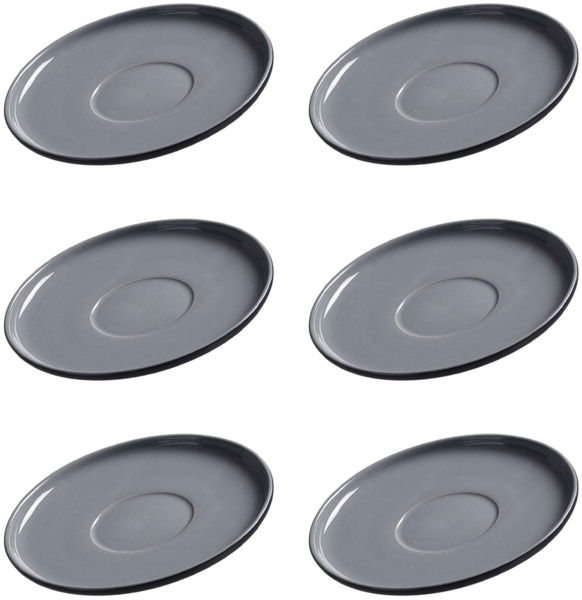 Ritzenhoff & Breker JASPER Espressountertasse ø 10,5 cm schwarz 6er Set