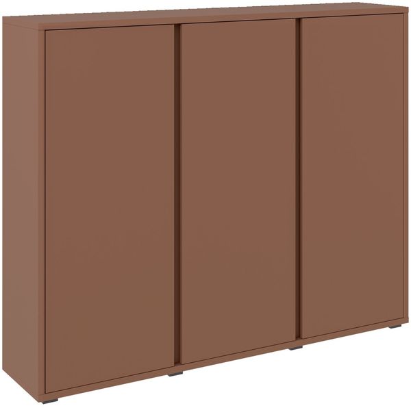 XORA 'LIV' Hochschrank, Holznachbildung terracotta, 145 x 120 x 34 cm