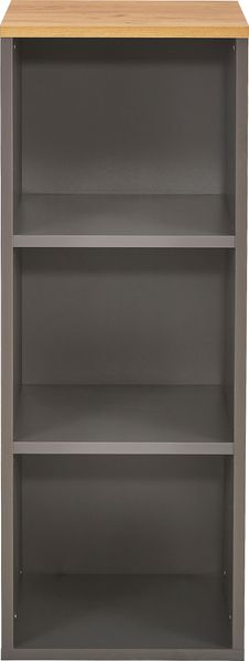 Germania Aktenregal 4230-549, in Graphit/Eiche, mit verstellbaren Einlegeböden, 45 x 120 x 40 cm (BxHxT)