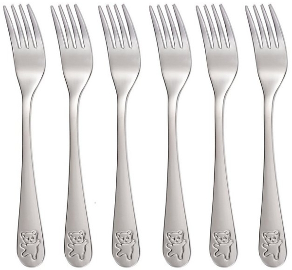 Kindergabel, 6 Stück, TEDDY Bild 2
