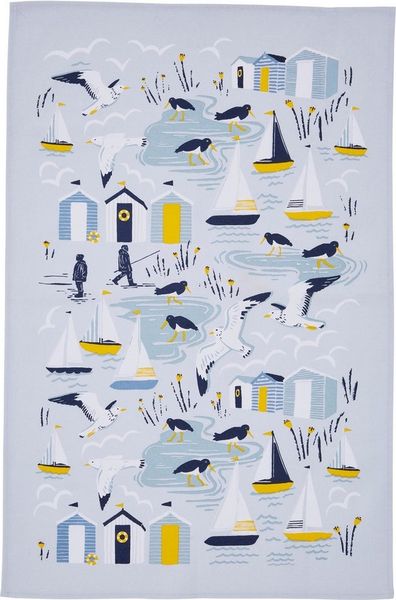 Ulster Weavers Geschirrtuch Seashore, (Set, 1-tlg, 1-teilig), 100% Baumwolle 48x74cm Maritim Küchentuch