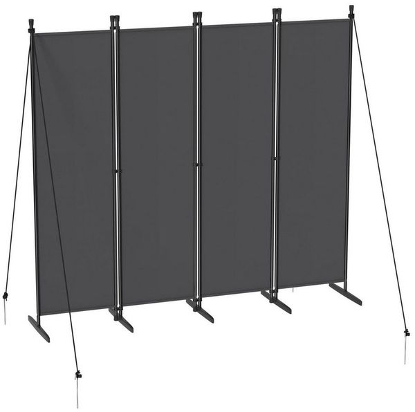 FIVMEN Paravent Raumteiler Klappbar Trennwand Freistehend Sichtschutz Raumtrenner, für Innen und Außenbereich, Ideal für Wohnzimmer und Garten