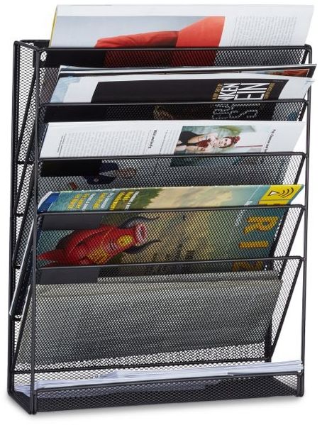 Relaxdays Zeitschriftenhalter Wand