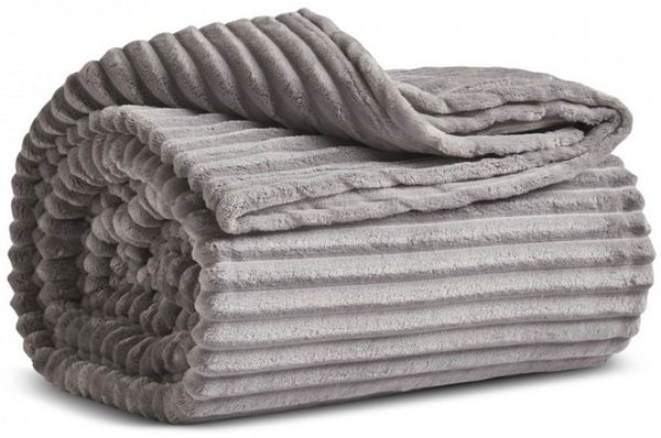 Karaca Tagesdecke Karaca Ruby Stripe Wellsoft Einzel Decke Tagesdecke Grau
