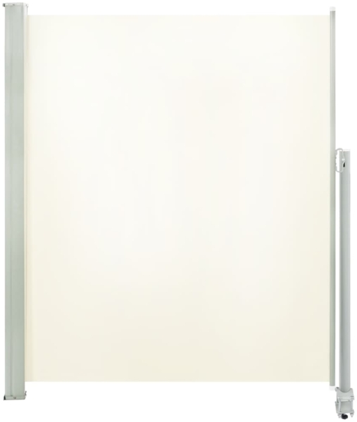 vidaXL Ausziehbare Seitenmarkise 160x300 cm Creme 45194