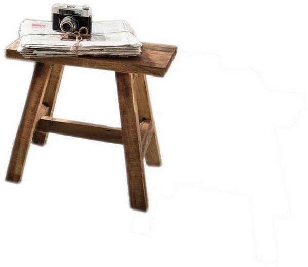 More2Home Sitzbank Deko-Bank, RANCH-S, Teakholz, 50 cm breit Bild 2