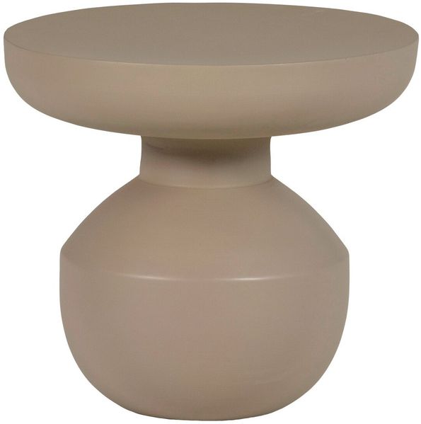 Beistelltisch Bova - Metall Braun, Ø 45 cm