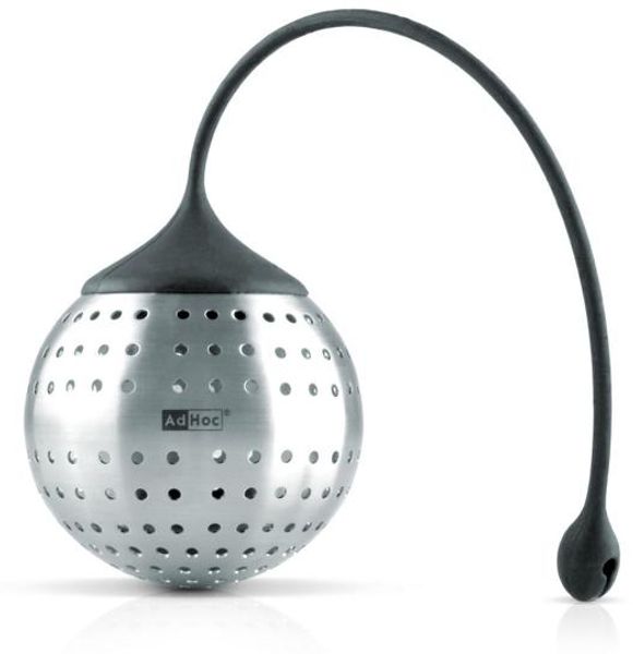 AdHoc Teesieb Gewürzfilter Spice Bomb, Edelstahl, Silikon, (1-St), flexbiler Einsatz für Gewürze, großblättrigen Tee uvm.