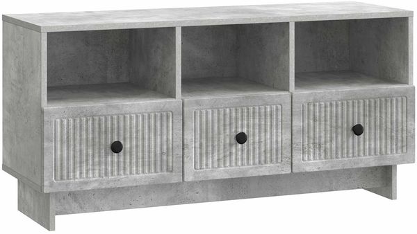 vidaXL TV-Schränk Betongrau 102 x 34,5 x 50 cm Holzwerkstoff 893988